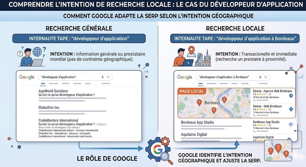 SEO LOCAL : intention de recherches